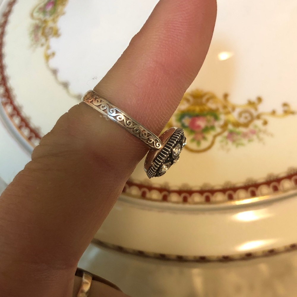 Rose cut paste ring - Picture 10 of 15